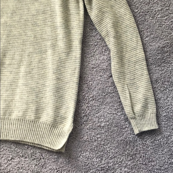 Cut Out Shoulder Sweater in Oatmeal - Picture 4 of 5